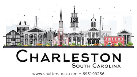 Foto d'archivio: Panorama Of Charleston South Carolina