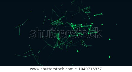 Foto stock: Abstract Polygonal Space Low Poly