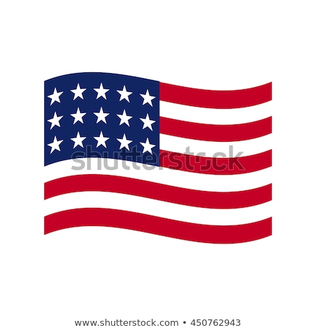 Stockfoto: American Flag Day Icon