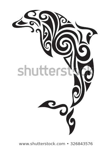 Stok fotoğraf: Dolphin Tribal