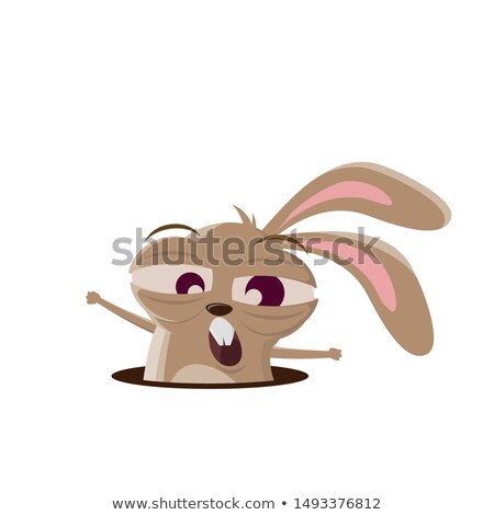 Stock photo: Tired Ugly Bunny