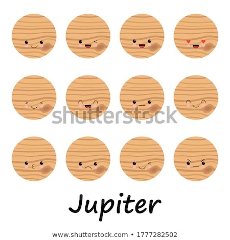 Stock photo: Sad Cartoon Jupiter