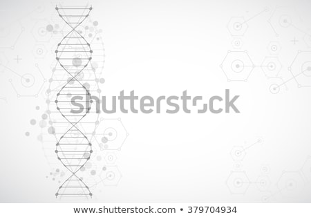 Foto d'archivio: Dna Structure Vector Science Background Biotechnology Concept Human Genome Illustration