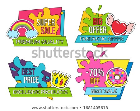 Stock photo: Premium Quality Fantastic Offer Exclusive Banners