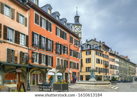 Street In Chambery France Foto stock © Borisb17