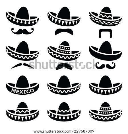 Funny Mexican With Sombrero Hat [[stock_photo]] © RedKoala