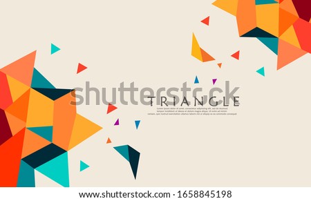 Stock photo: Abstract Triangular Background