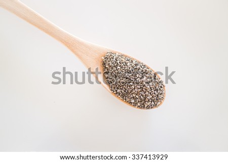 Premiun Raw Organic Chia Seeds Stock foto © nalinratphi