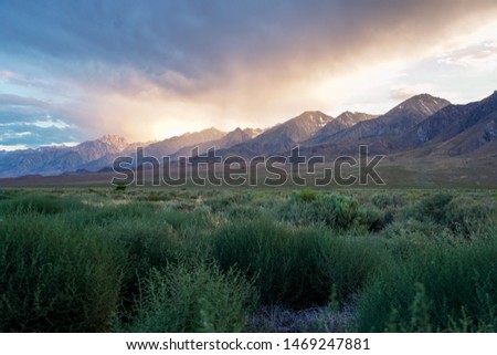 Stock photo: Beautiful Eastern Sierra Scene