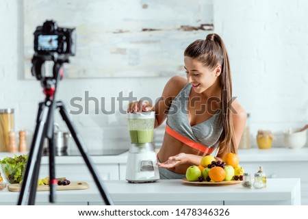 Stock photo: Apple Fruit In Digital Camera