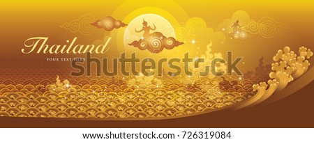 Stock photo: Golden Angle At Golden Palace Thailand