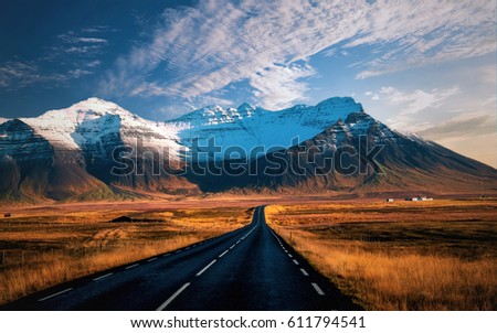 Stok fotoğraf: Road In Iceland