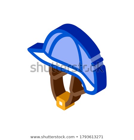 Jockey Helmet Isometric Icon Vector Illustration [[stock_photo]] © pikepicture