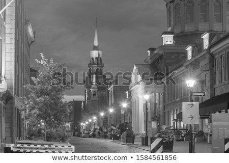 ストックフォト: Montreal In Black And White