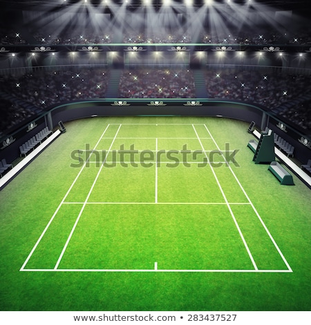 Stock fotó: Lawn Tennis Court