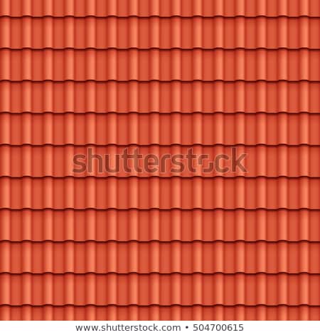 Foto d'archivio: Seamless Roof Tiles For Background