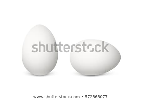 Stok fotoğraf: Easter Background With Two Eggs Vector Illustration