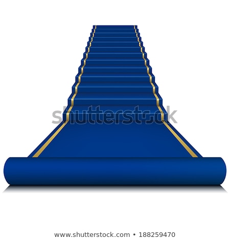 Blue Carpet With Ladder Stock photo © ElenaShow