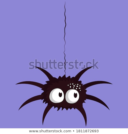 ストックフォト: Funny Spider With Sign