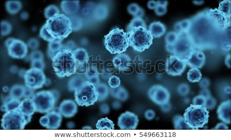 Stock photo: Microorganism Bacteria Or Microbe Under Microscope