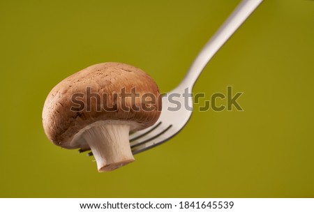 商業照片: Mushroom On A Fork