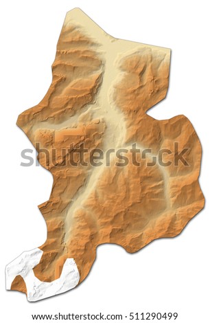 Map Of Swizerland Glarus Highlighted Foto stock © Schwabenblitz