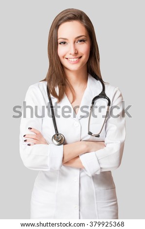 若い医者の女性の肖像画 ストックフォト © lithian