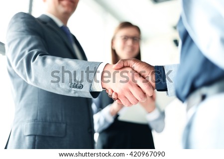 Stock foto: Business People Shaking Hands