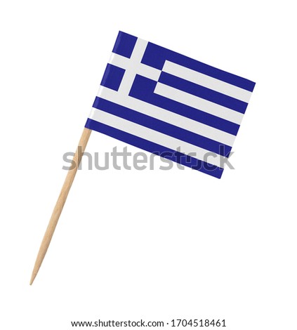 Сток-фото: Greece Flag With Clipping Path