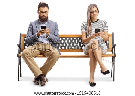 Stock photo: Sitting On The Bench