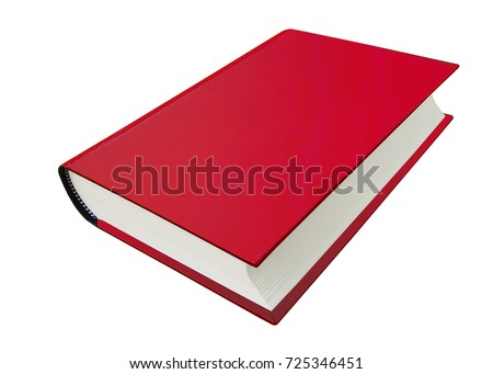 Stock photo: Thick Red Book