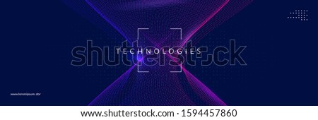 Foto d'archivio: 3d Vector Technology Background