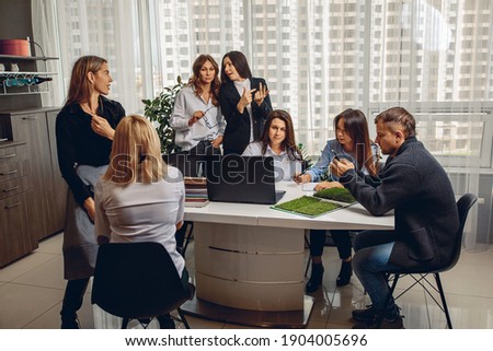 Stock photo: Productive Discussion Of Joint Project