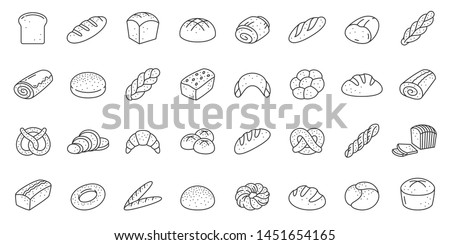 Stock photo: Set Of Traditional Bread Wheat And Cereal