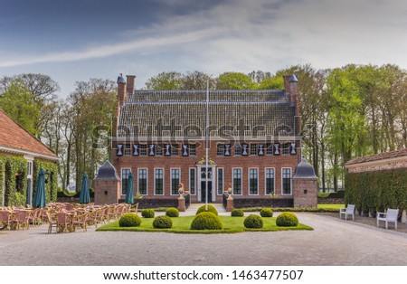 Stok fotoğraf: Old Dutch Mansion Menkemaborg