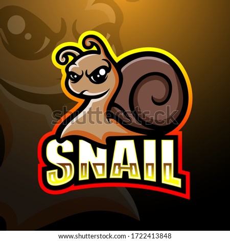 Foto stock: Angry Snail