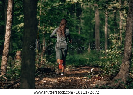 Running At Outdoor Foto stock © Maridav