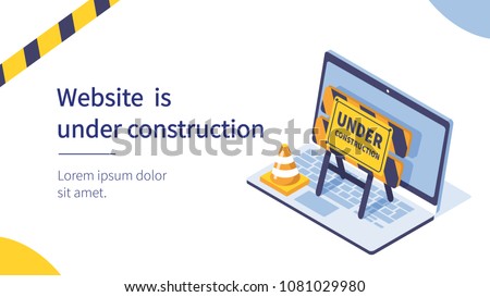 Stock photo: Website Under Construction Message