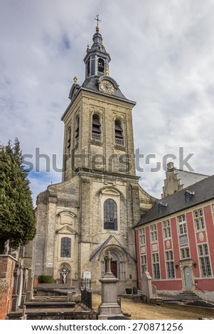 Stok fotoğraf: Church Of The Park Abbey Near Leuven