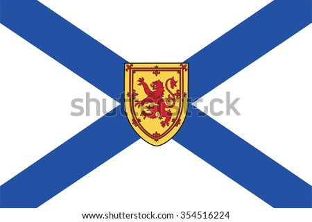 Foto stock: Nova Scotia Flag Canada