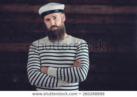 Сток-фото: Portrait Of A Man In Sailor Costume