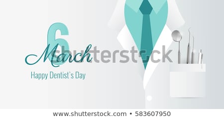 Foto stock: Dentist Pocket With Care Instruments