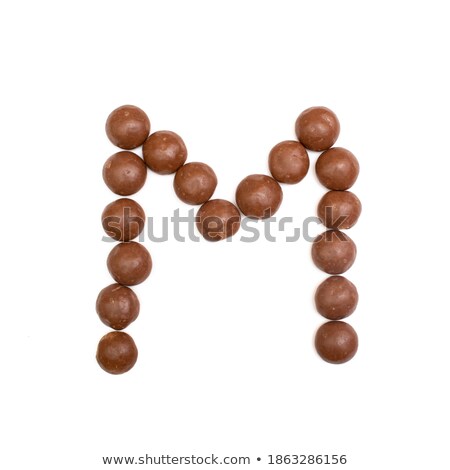 Zdjęcia stock: Ginger Nuts Pepernoten In The Shape Of Letter M