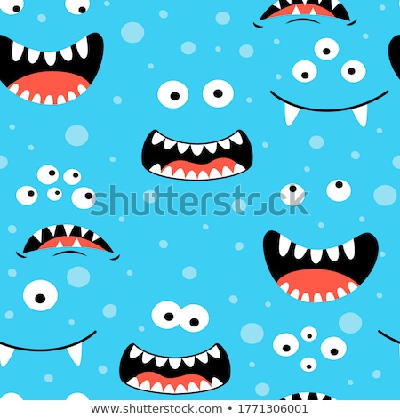 Stock fotó: Childish Seamless Pattern With Toys