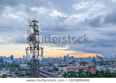 [[stock_photo]]: Antennas On The Tower