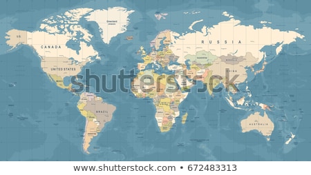 Stock photo: World Map - Japan