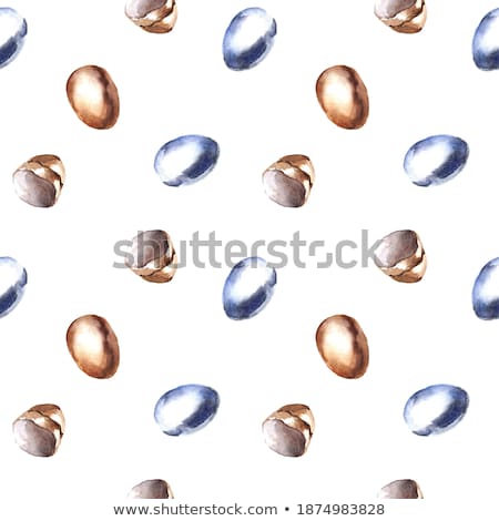 Stock foto: Seamless Hand Drawn Pattern With Eggshell Texture