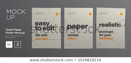 Stock photo: Wrinkled Paper