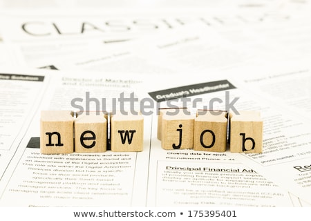Recruitment Wording Stack On Classifieds Ads Сток-фото © vinnstock