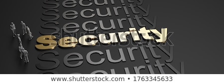 Foto stock: Security Word